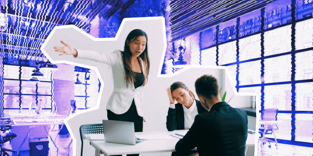 Foto lingkungan kerja toxic karena boss dan rekan NPD